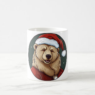 Caneca De Café Urso de Natal