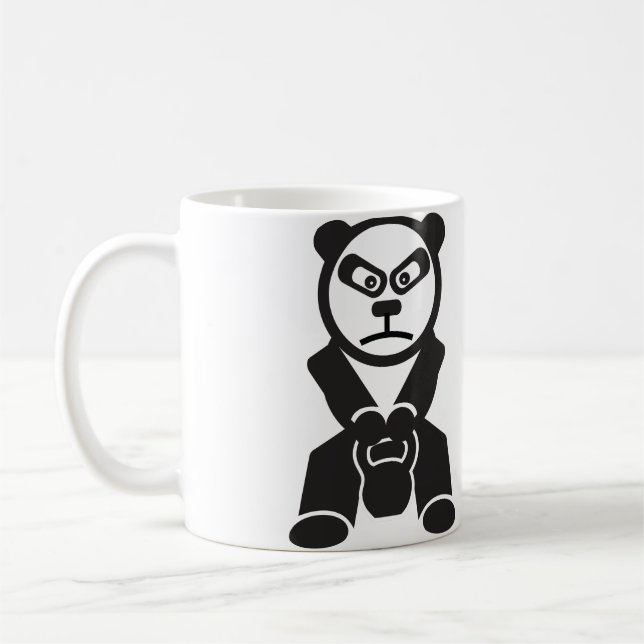 Caneca De Café Urso de Panda - Kettlebell Swing and Snatch - Mug (Esquerda)