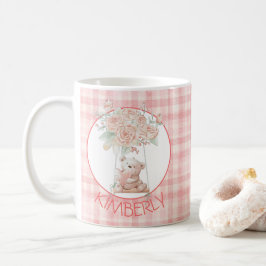 Caneca De Café Urso de pelúcia fofo personalizado