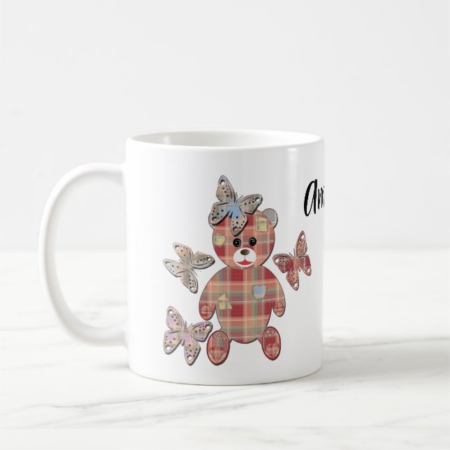 Caneca De Café Urso de pelúcia, urso de pelúcia (Esquerda)