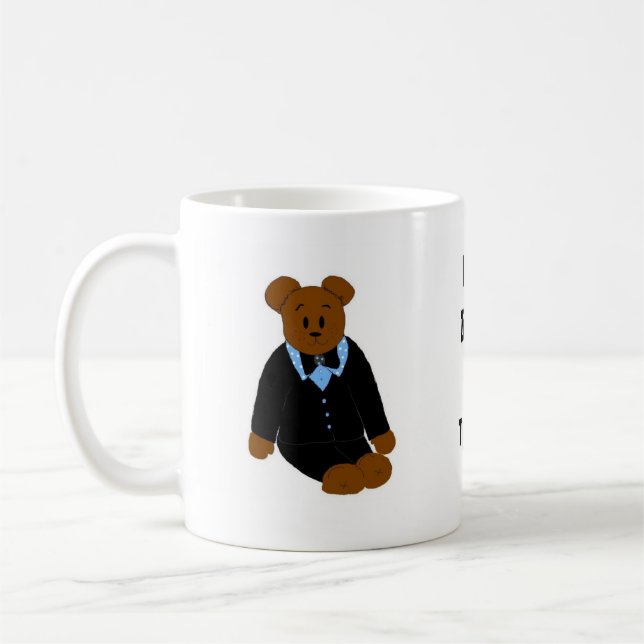 Caneca De Café Urso de Smoking (Esquerda)
