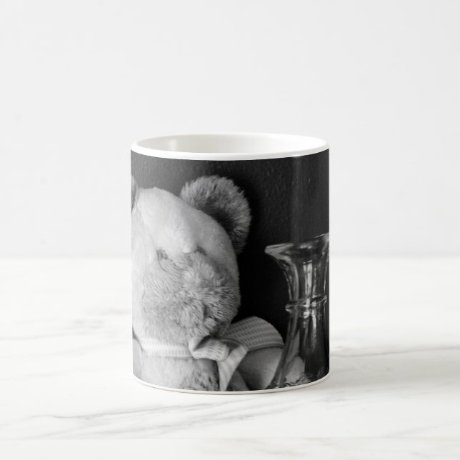 Caneca De Café Urso de Teddy B/W (Centro)