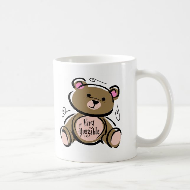 Caneca De Café Urso de ursinho muito Huggable (Direita)