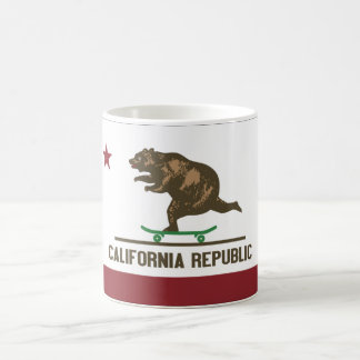 Caneca De Café Urso do skate de Califórnia