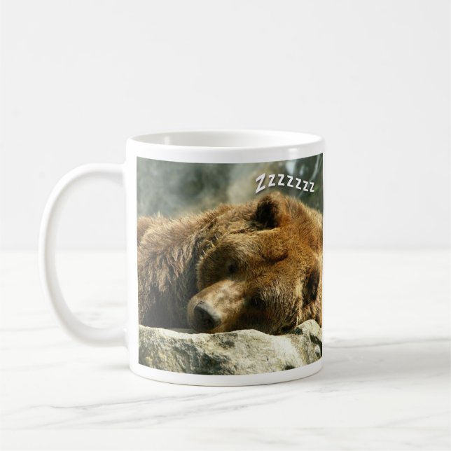 Caneca De Café Urso Dormindo (Esquerda)