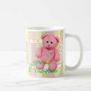 Caneca De Café Urso e Garrafa de Pastel para Bebês Adultos