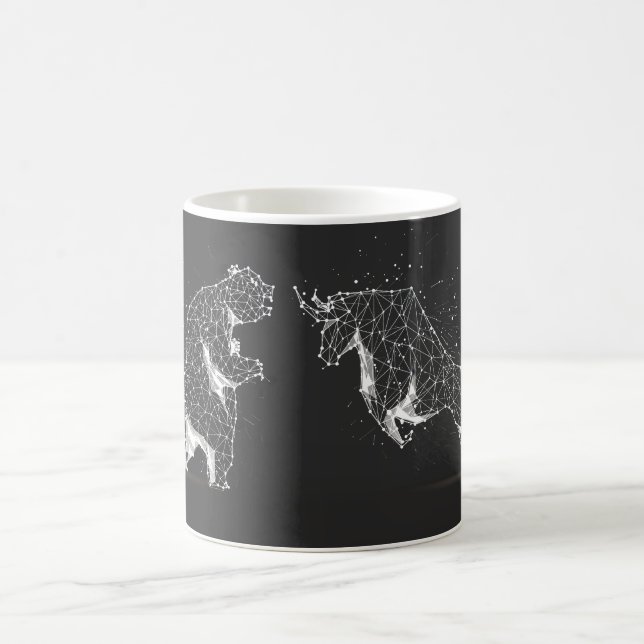 Caneca De Café Urso e T-Shirt Bull (Centro)