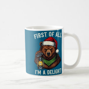 Caneca De Café Urso Engraçado Antes De Mais Nada Sou Um Deleite N