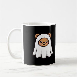 Caneca De Café Urso Fantasma Fofo de Halloween