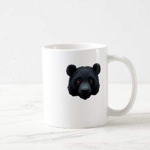 Caneca De Café Urso Fofo Ouvir 3d - Adesivo Mundo dos Animais