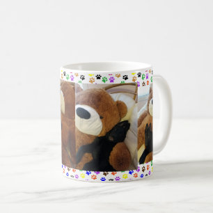 Caneca De Café Urso German shepherd de Puppy e Ursinho Gigante, Z