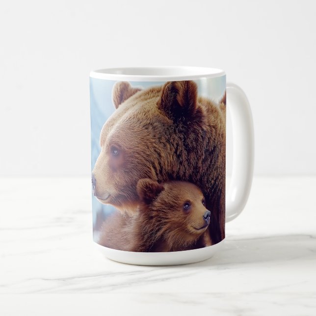 Caneca De Café Urso Grelha 399 GB 399 (Frente Esquerda)