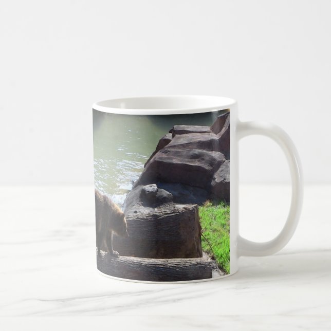 Caneca De Café Urso Grizzly (Direita)