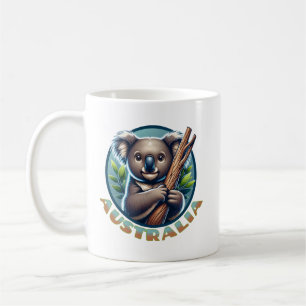 Caneca De Café Urso Koala Australiano