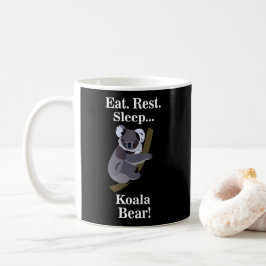 Caneca De Café Urso Koala Engraçado