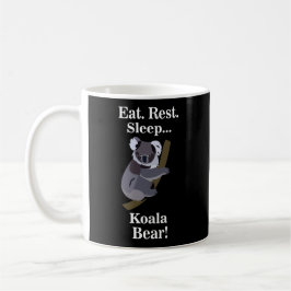 Caneca De Café Urso Koala Engraçado