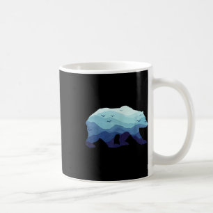 Caneca De Café Urso-Natureza Monta Campanha De Caminho Grizzly