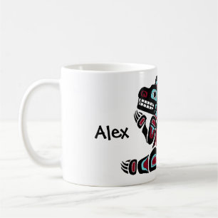 Caneca De Café Urso noroeste personalizado da costa