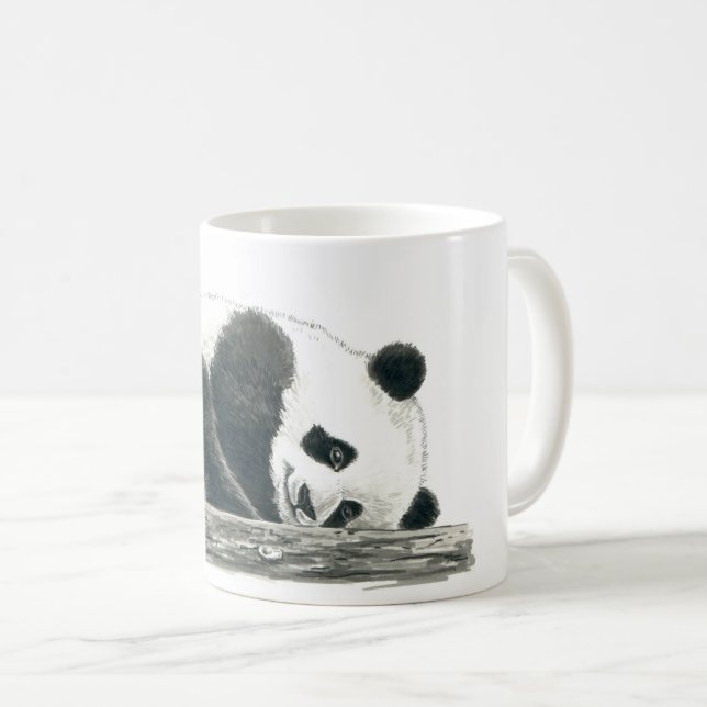 Caneca De Café Urso Panda (Frente Esquerda)