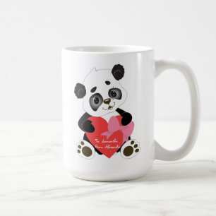Caneca De Café Urso Panda Bonito