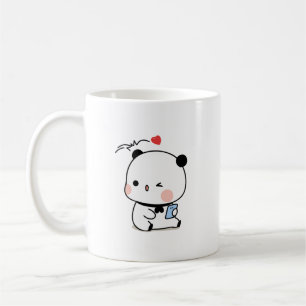 Caneca De Café Urso-panda, bubu e dudu