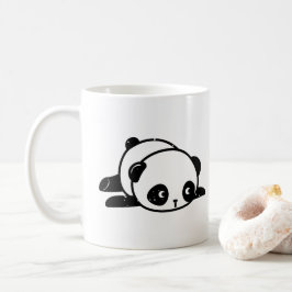 Caneca De Café Urso Panda Preguiçoso Não Pode Adultar Mug