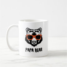 Urso Papa Gráfico Personalizado