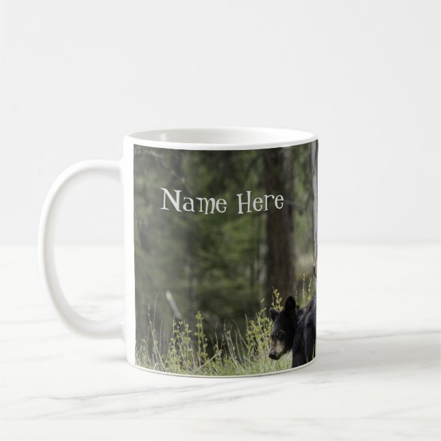 Caneca de Café Urso Personalizada (Esquerda)