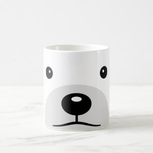 Caneca De Café Urso Polar de Cartoon Bonito