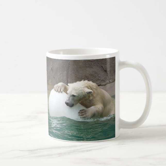 Caneca De Café Urso polar do bebê (Direita)