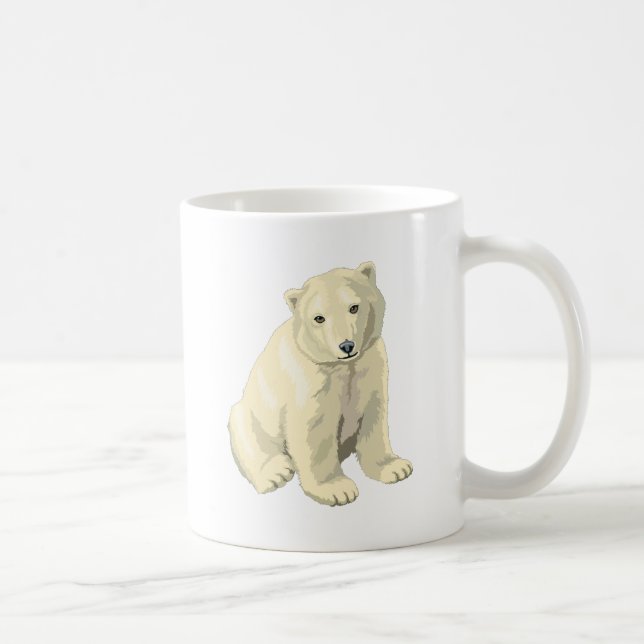 Caneca De Café Urso Polar do fofinho (Direita)