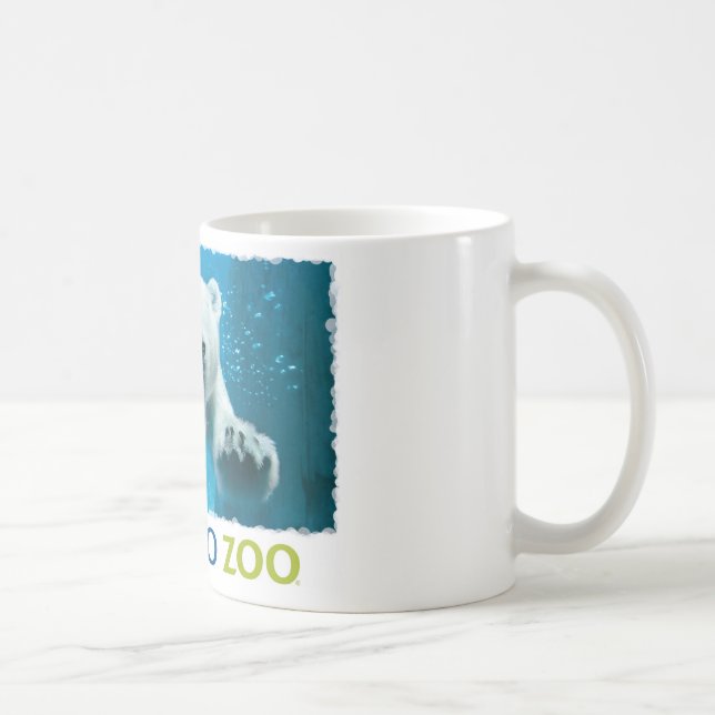 Caneca De Café Urso polar do jardim zoológico de San Diego (Direita)