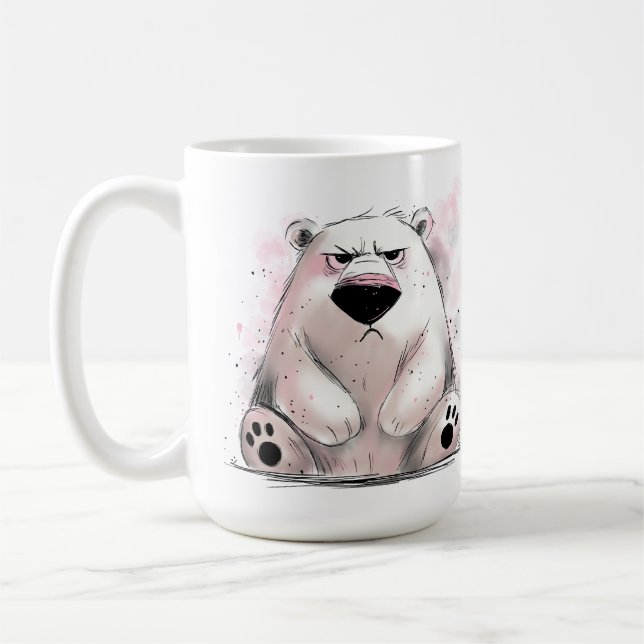 Caneca De Café Urso Polar Grumpy (Esquerda)