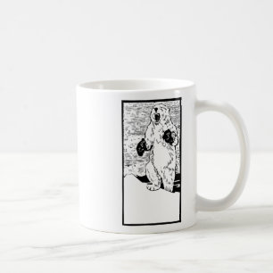 Caneca De Café Urso Polar Lutando Boxe Aquecimento Global Engraça