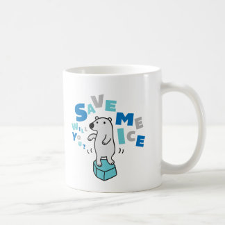 Caneca De Café Urso polar no gelo