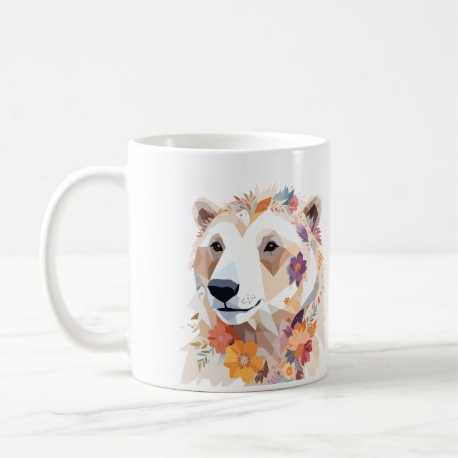 Caneca De Café Urso Polar Reproduzindo Um Adorável E Divertido An (Esquerda)