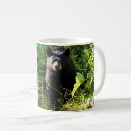 Caneca De Café Urso Preto Curioso