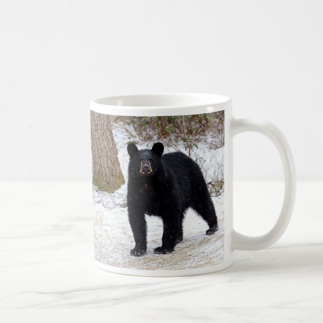 Caneca De Café Urso preto de Pensilvânia no inverno (Direita)