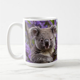 Caneca De Café Urso Purple Jacaranda Koala