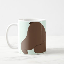 Caneca De Café Urso Sonolento Bonito