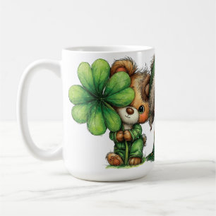 CANECA DE CAFÉ URSOS DE PELÚCIA VESTIDOS IRLANDESES FOFOS ADORÁVE