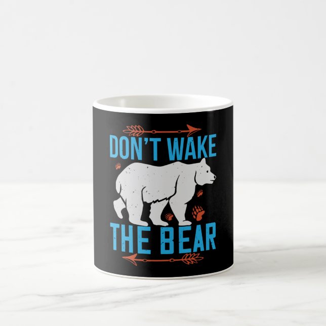 Caneca De Café Ursos - Não Acordar o Urso (Centro)