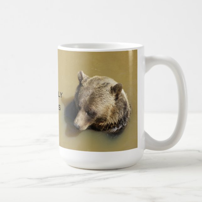 Caneca De Café Ursos Pardo (Direita)