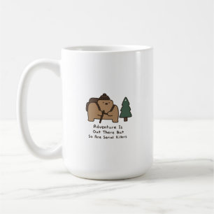 Caneca De Café Ursos São Fofos Mas Aventura de Caminhada Mortal P