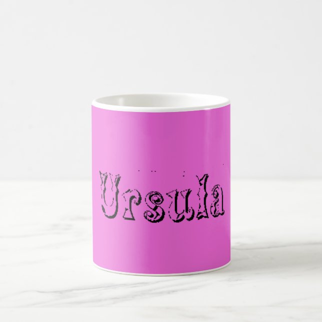Caneca De Café Ursula Name (Centro)