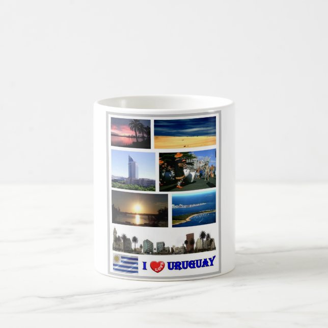 Caneca De Café Uruguai - I Love - (Centro)