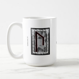 Caneca De Café Uruz Rune Mug - Força!
