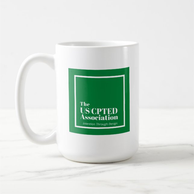 Caneca De Café US CPTED Association Member 15 oz Coffee Mug (Esquerda)