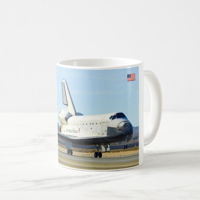 CANECA DE CAFÉ US SPACE SHUTTLE 1981-2011 (Frente Esquerda)
