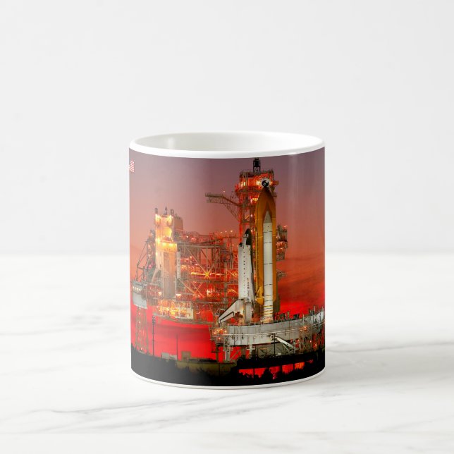 CANECA DE CAFÉ US SPACE SHUTTLE 1981-2011 (Centro)